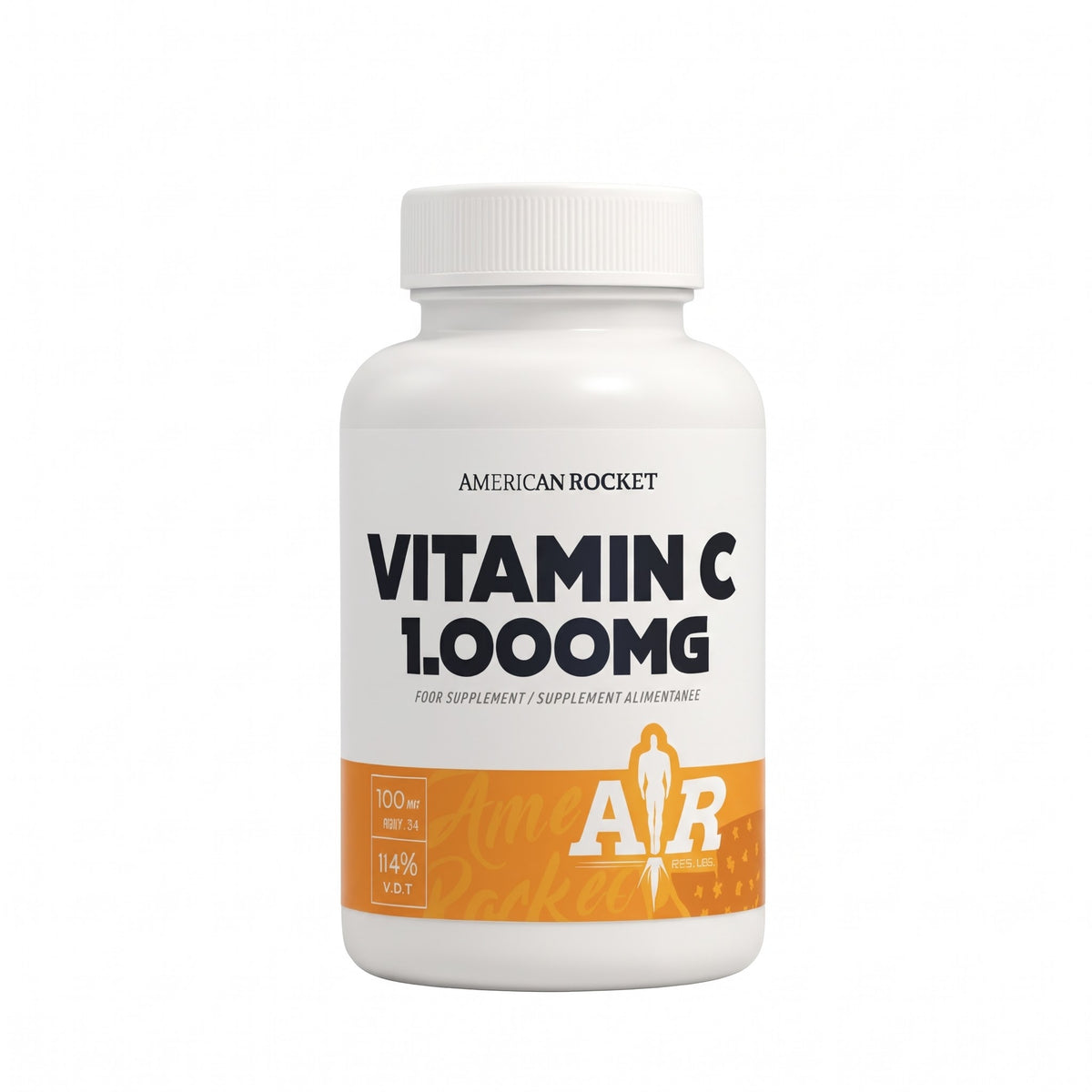 Vitamina C 1000 - American Rocket 100 caps.