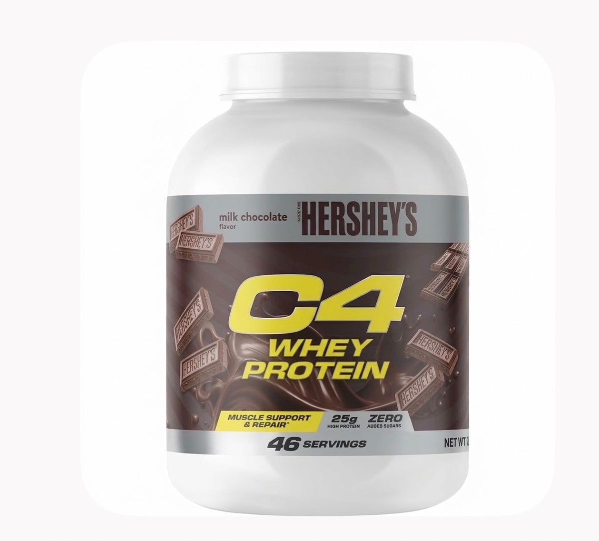CELLUCOR C4 WHEY PROTEIN HERSHEYS MILK CHOCOLATE 1,61 KILOS (46 SERVICIOS)