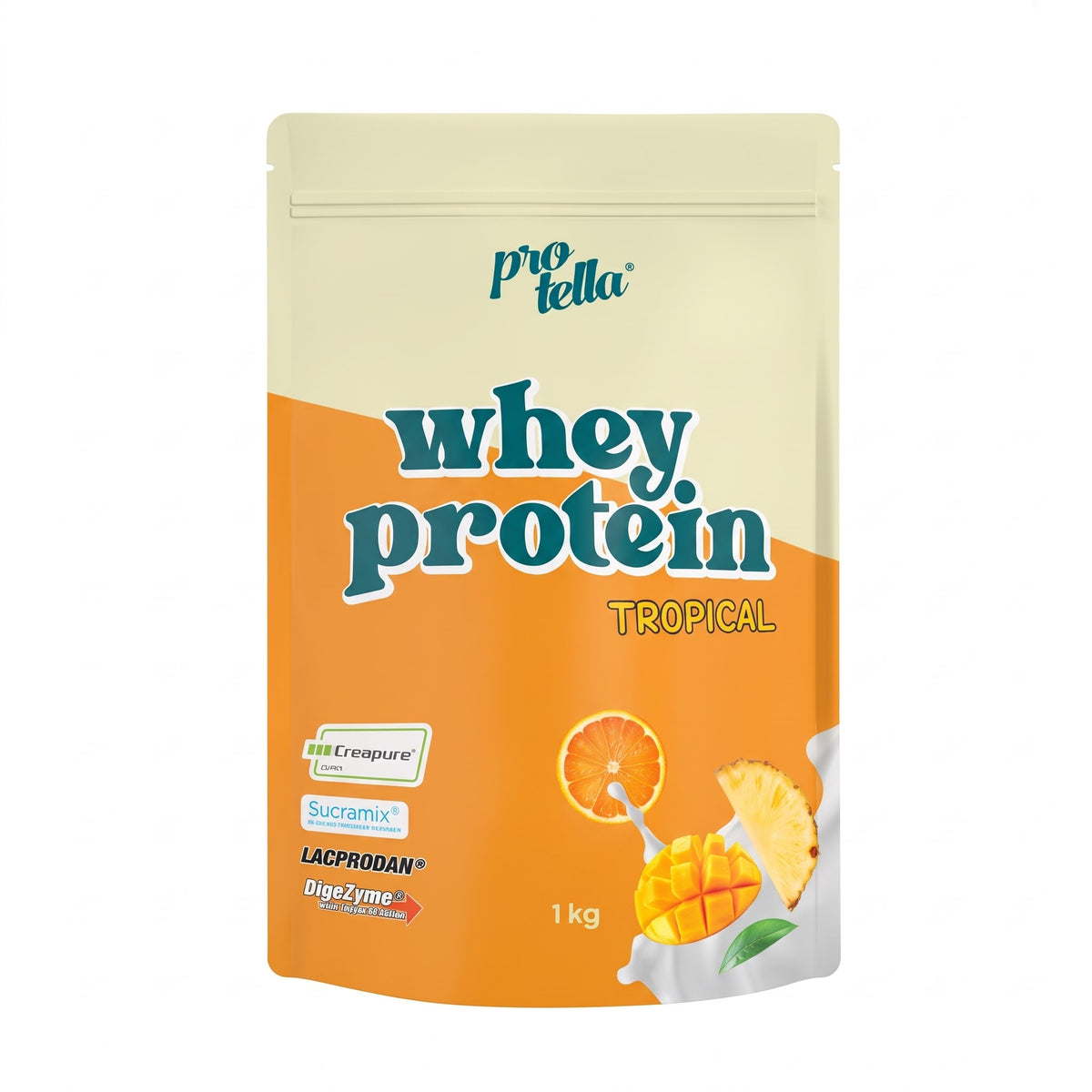 Proteína Whey tropical - Protella 1 kg