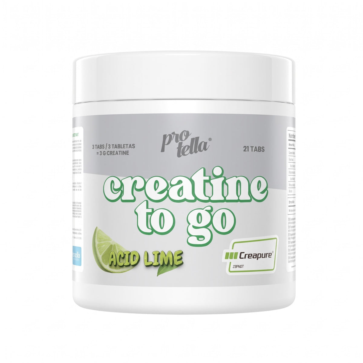 Creatina Masticable - Protella 21 tabletas