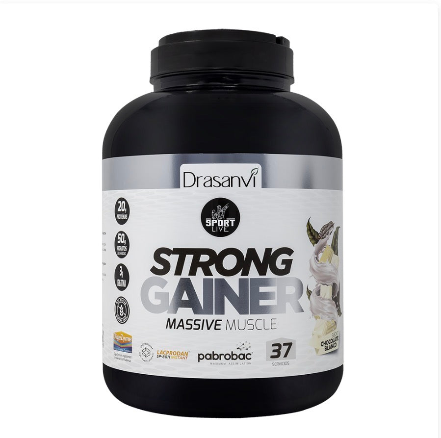 WEIGHT GAINER 3kg Chocolate Blanco DRASANVI.