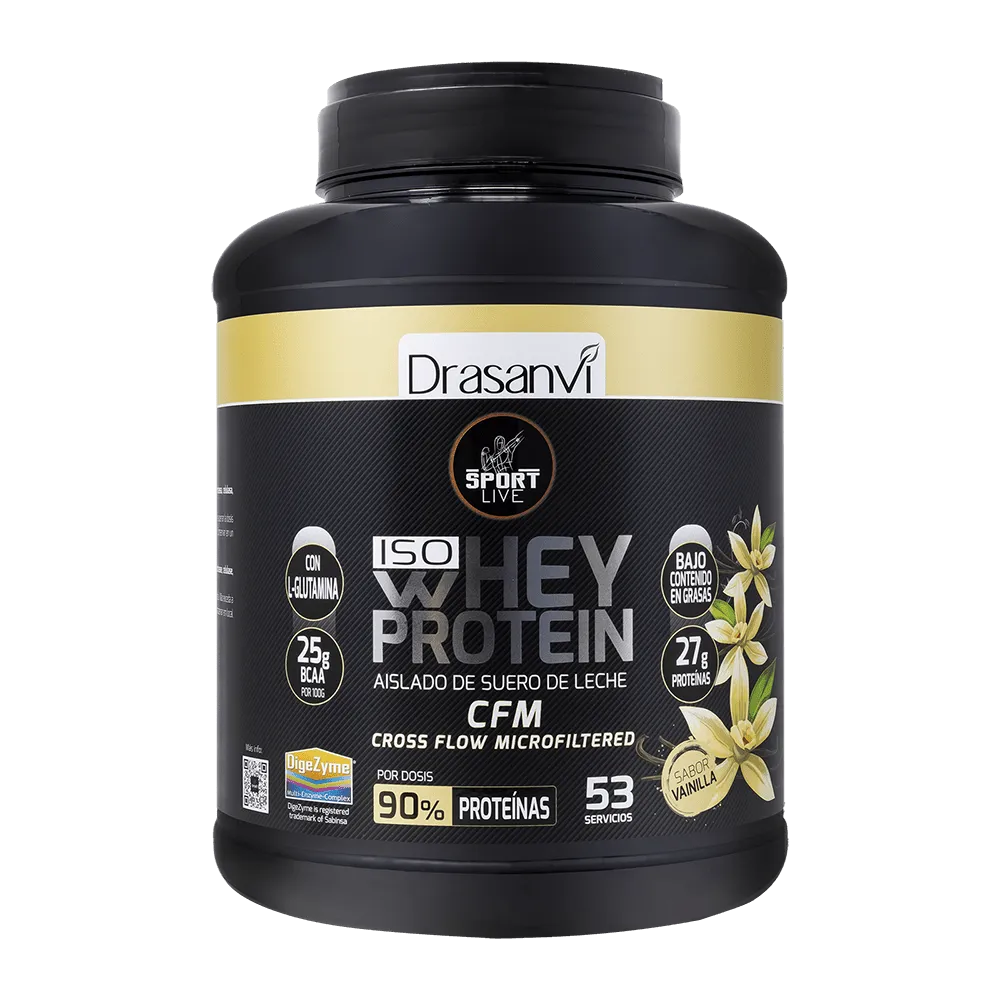 WHEY PROTEIN AISLADO VAINILLA 1,6kg SPORT LIVE DRASANVI
