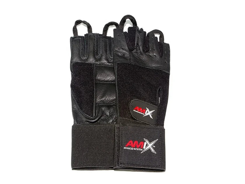 Guantes con muñequera – Amix™ Talla negro M