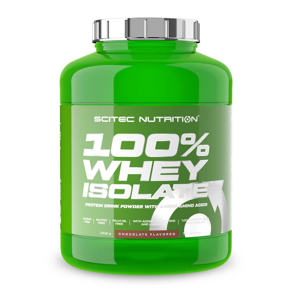 Scitec Nutrition 100% Whey Isolate (1816g, Galleta de Chocolate y Crema)