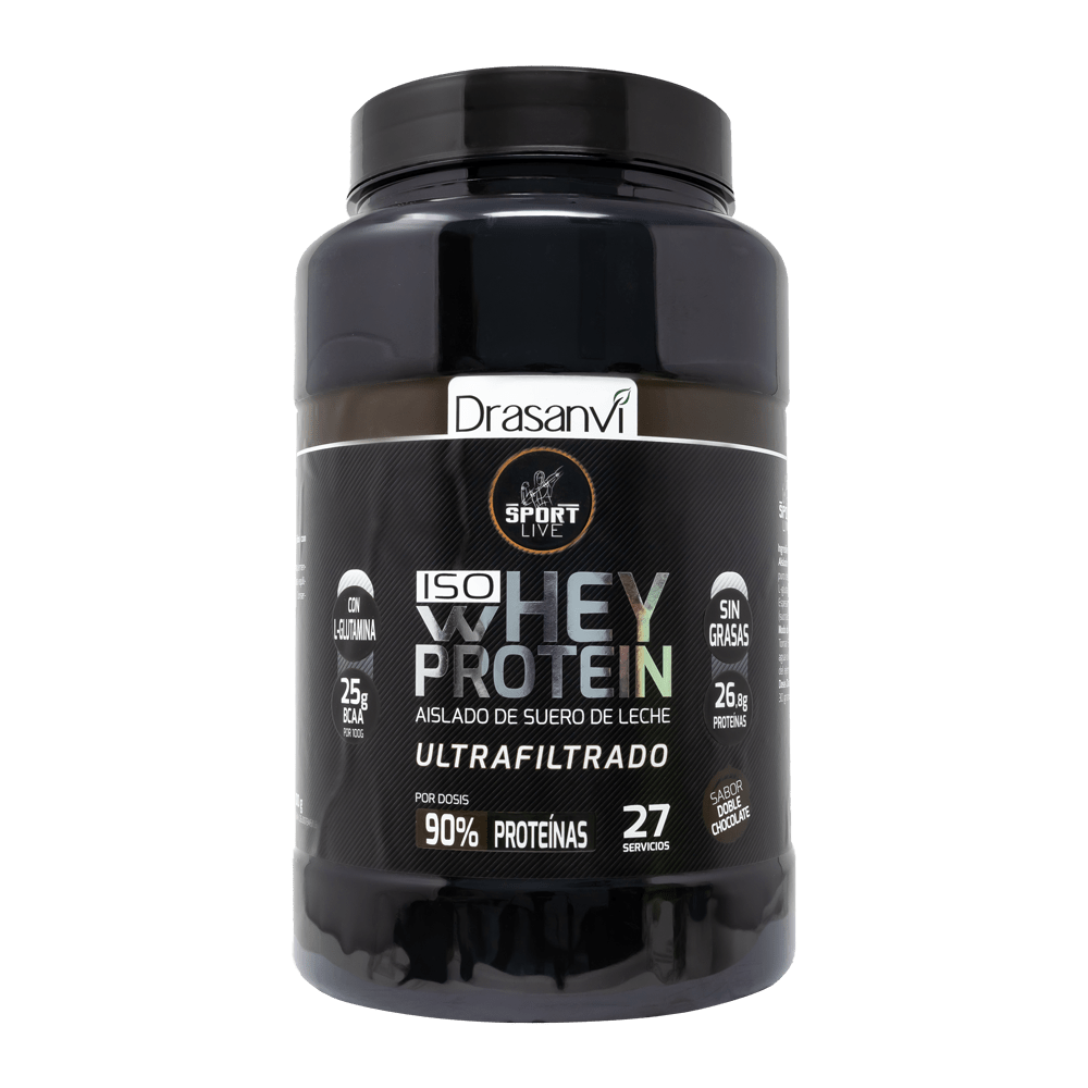 WHEY PROTEIN AISLADO DOBLE CHOCOLATE 800G SPORT LIVE DRASANVI
