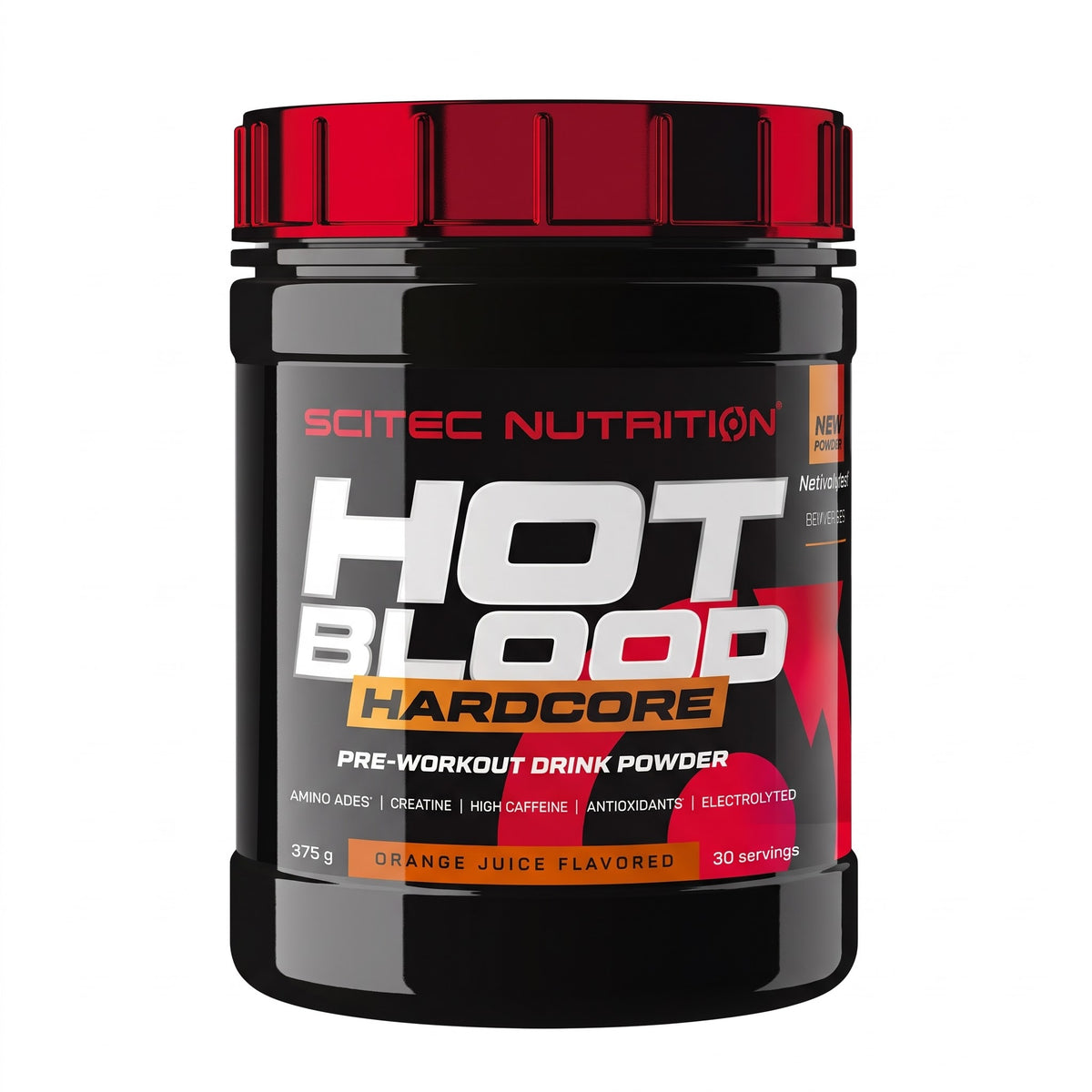 SCITEC NUTRITION Hot Blood Hardcore naranja(375 gr.)