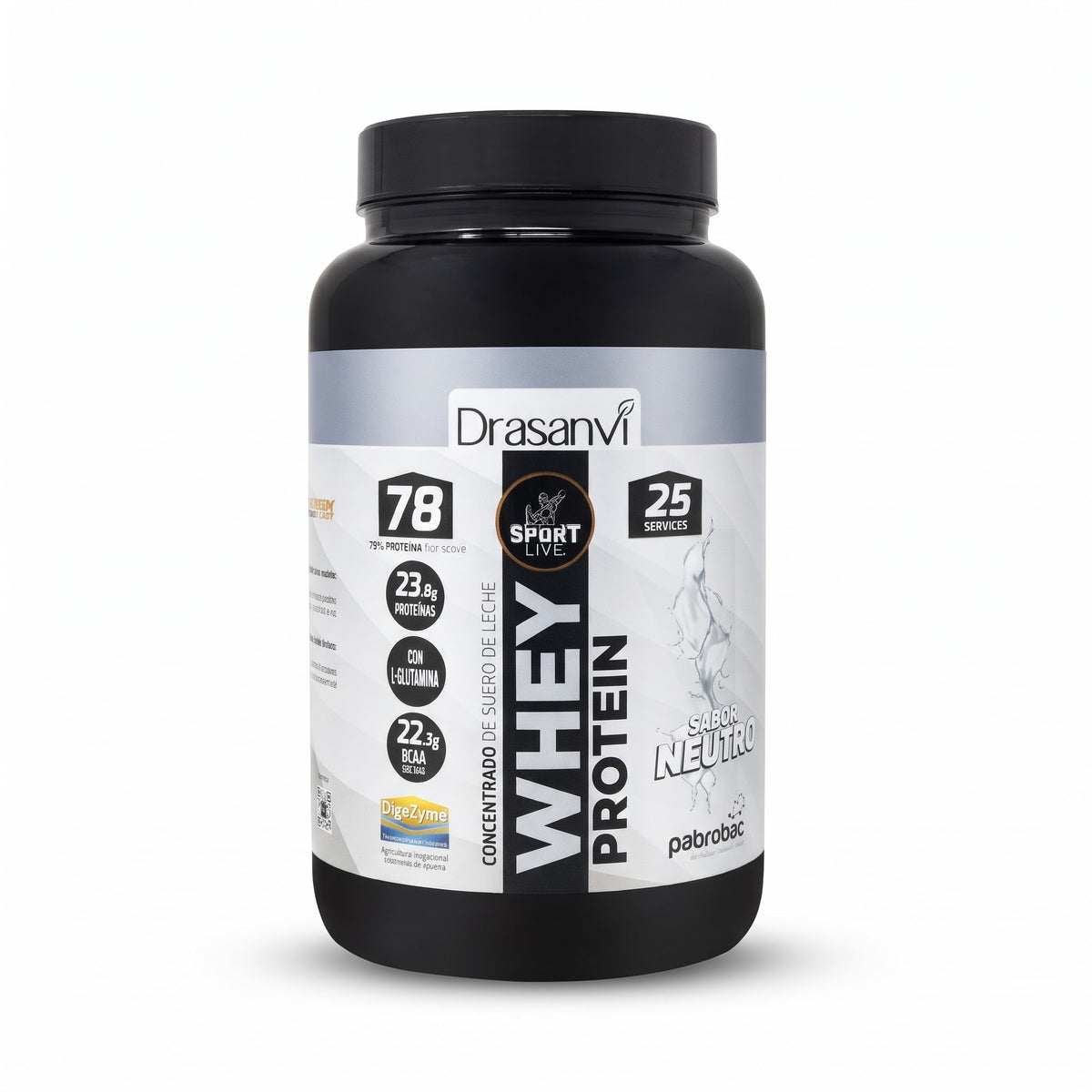 WHEY PROTEIN CONCENTRADA NEUTRO 750G SPORT LIVE DRASANVI