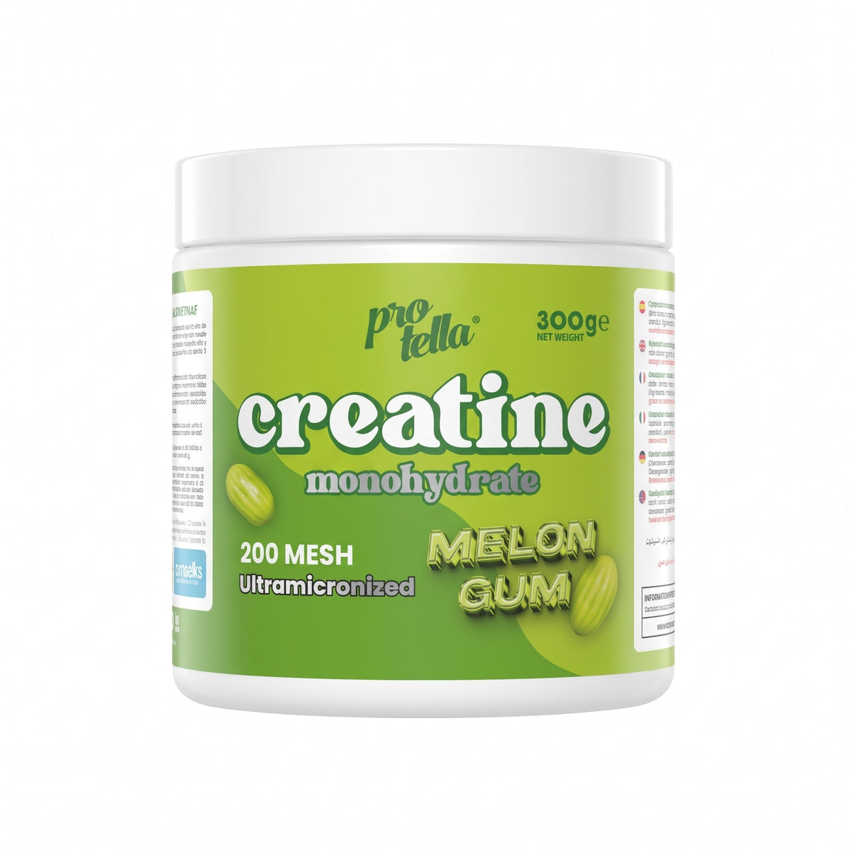 Creatina Melon Gum 300gr - Protella