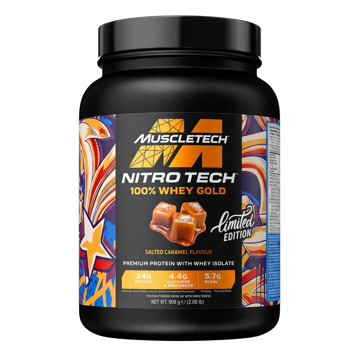 MUSCLETECH NITRO TECH 100 % Gold 2 LB (907 GR)