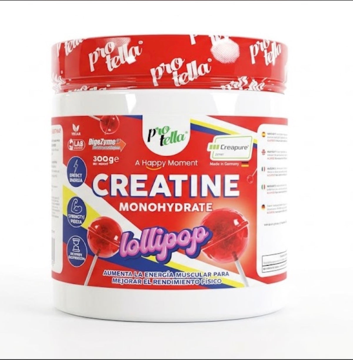 Creatina Creapure Lollipop - Protella 300g
