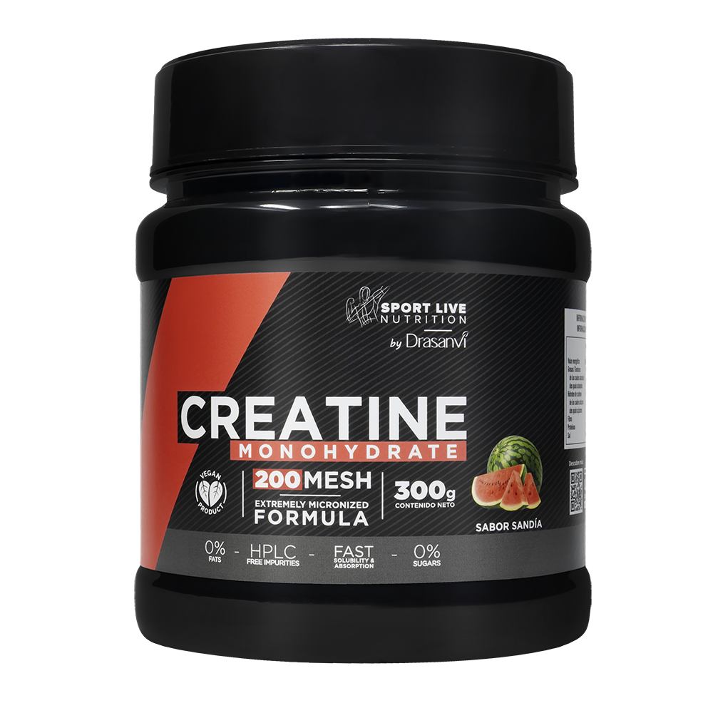 Creatina 200 mesh SANDÍA 300g sport live Drasanvi