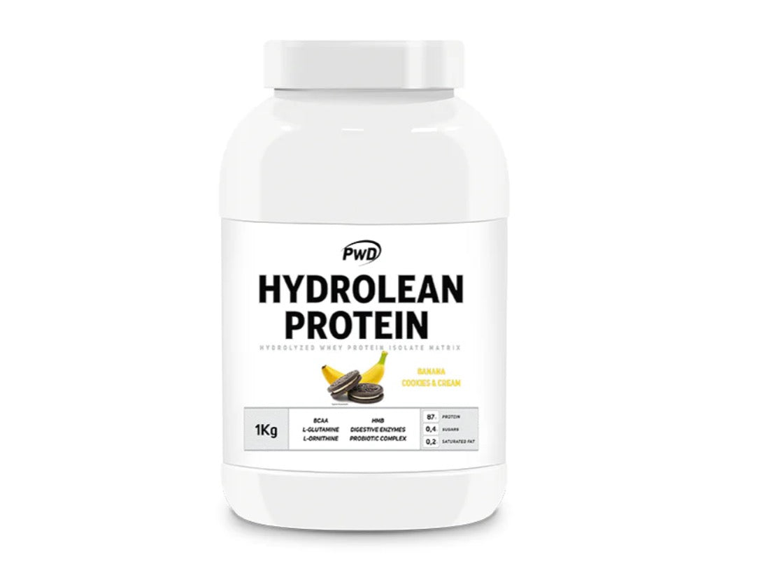 HYDROLEAN PROTEIN 1kg BANANA COOKIES Y CREAM PWD