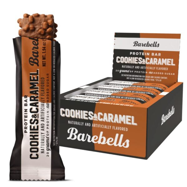 Barebells Cookies &
Caramel 55g