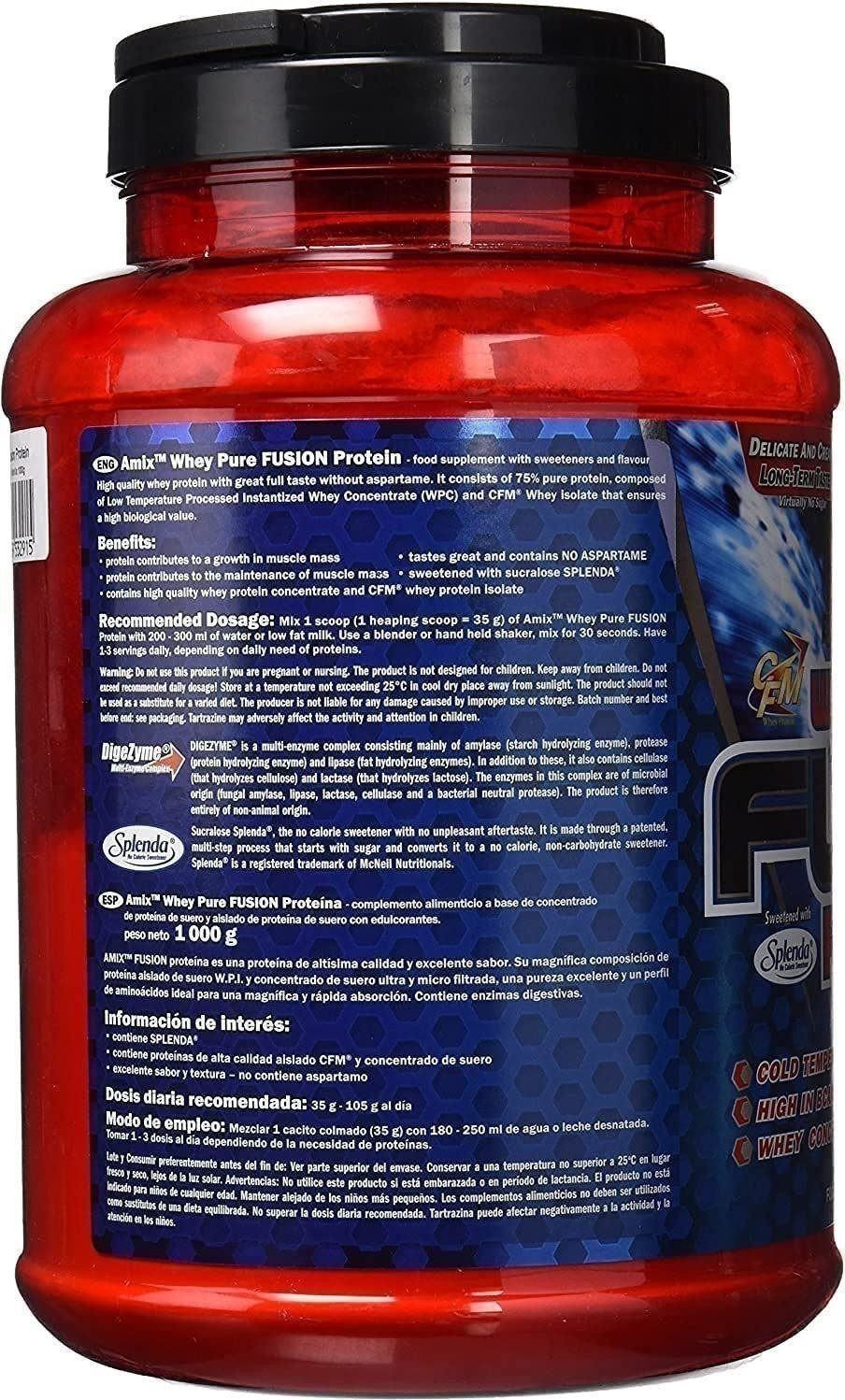 AMIX Whey-Pro Fusion Protein
 1kg, Vanilla