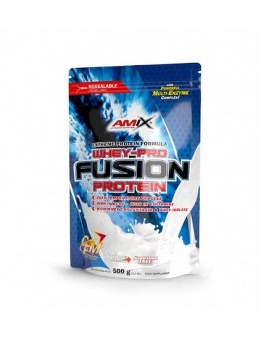 Proteína Whey-Pro Fusion AMIX
500gr, Doble chocolate blanco