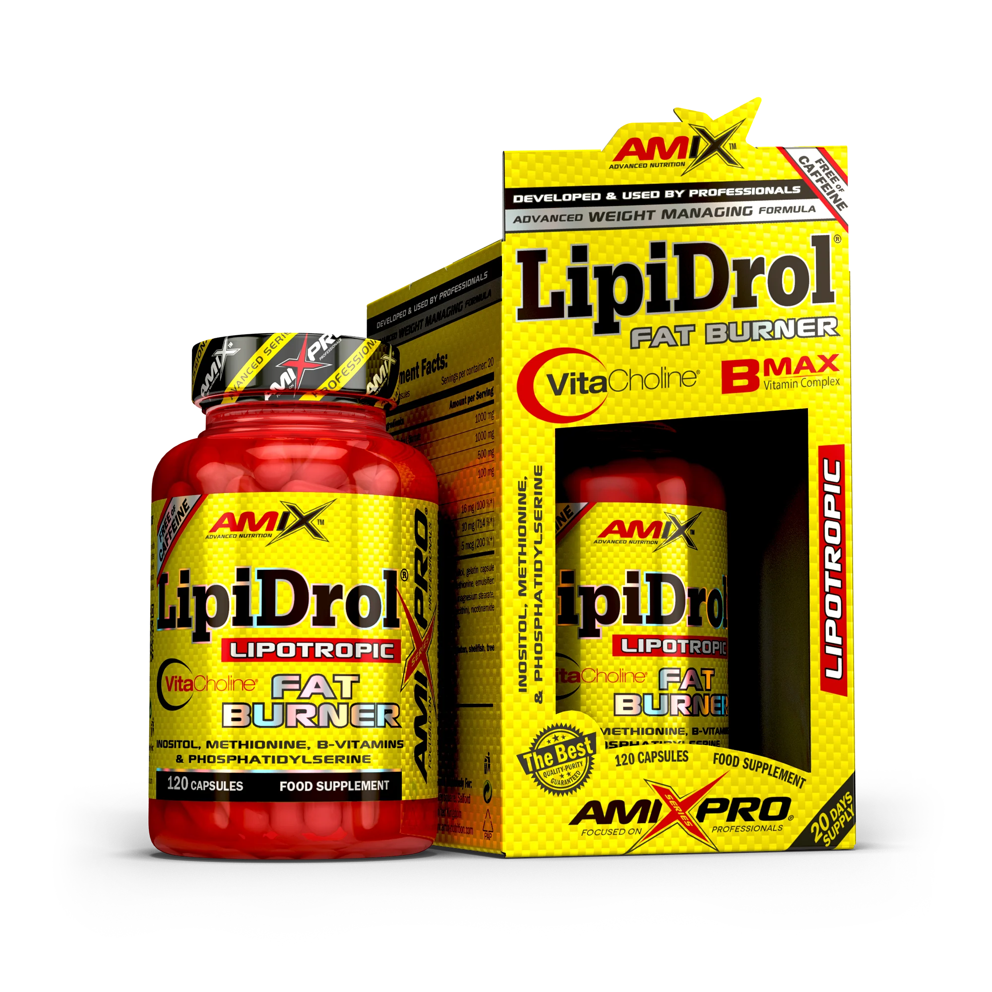 Lipidrol FatBurner - AMIX
120 caps.