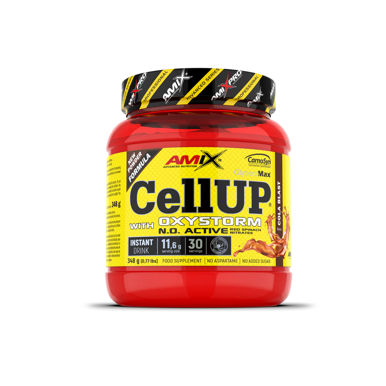 CellUP with OXYSTORM Powder -
 AMIX
 348gr., Cola