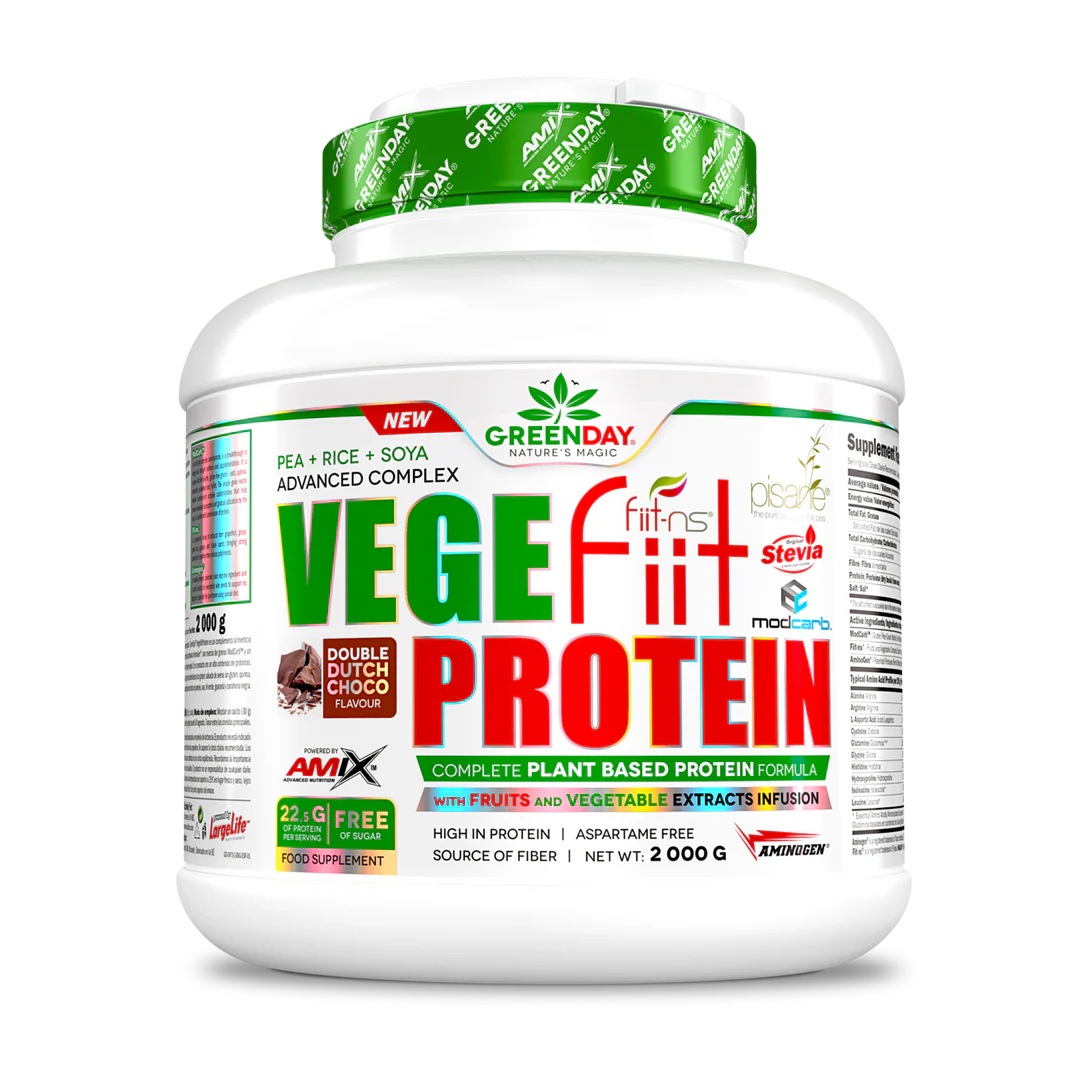 VEGEfiit Protein - AMIX
720gr, Cacahuete-choco-carame
