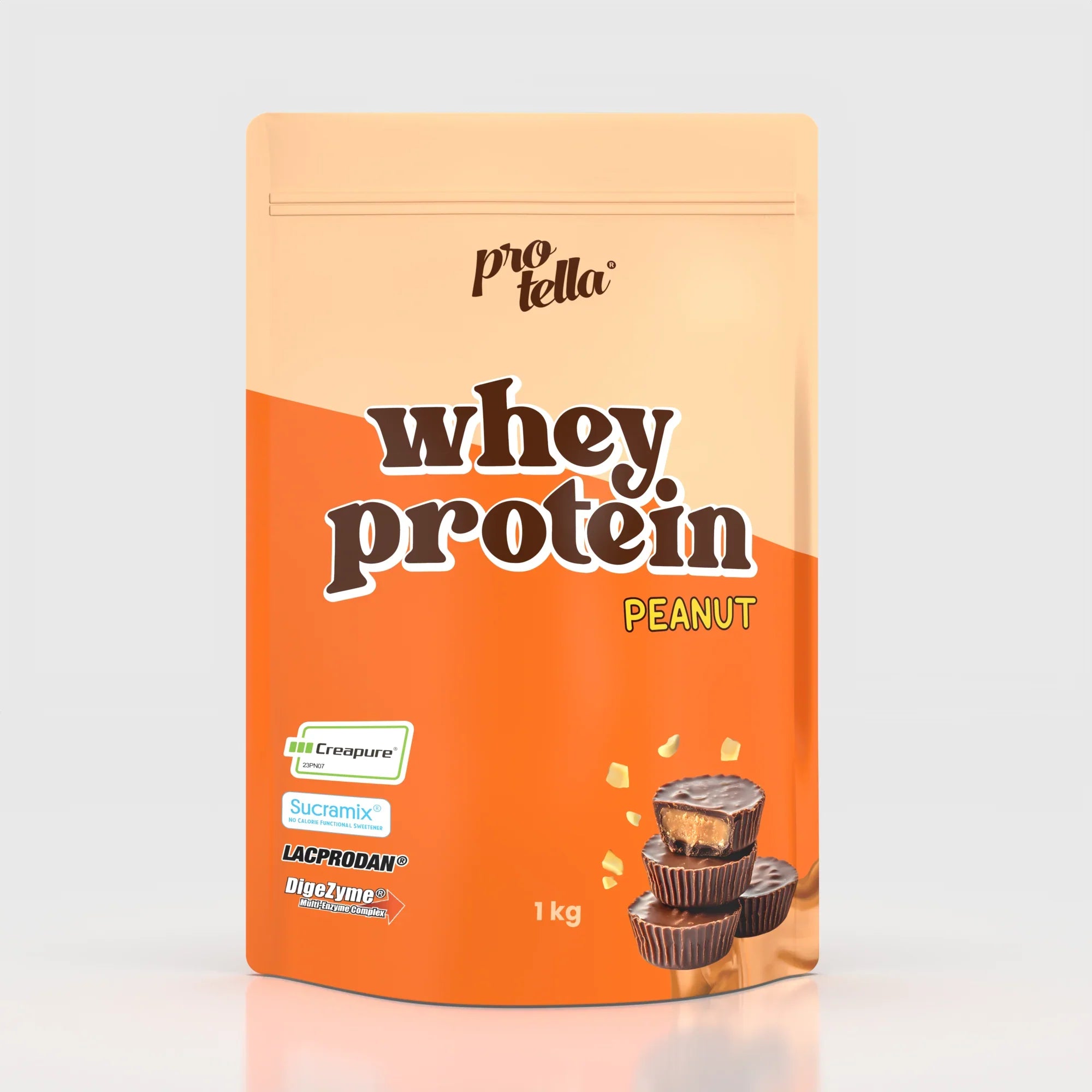 Proteína Whey peanut - Protella 1 kg