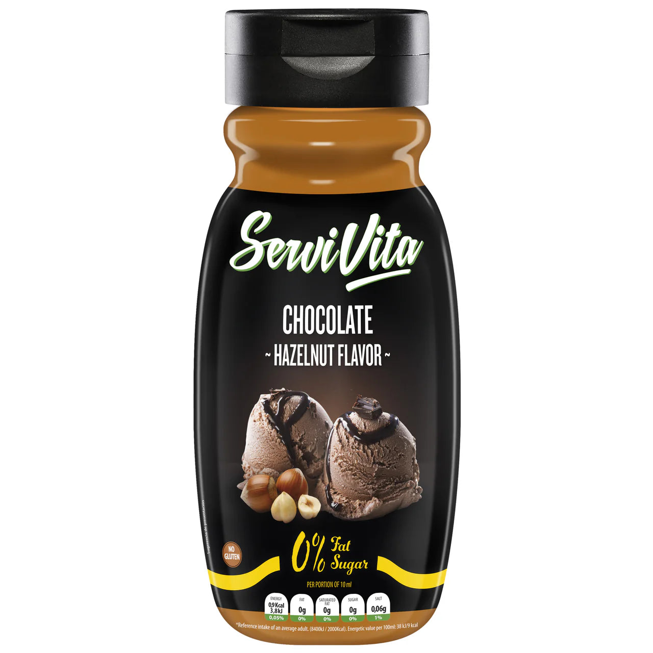 SALSA ZERO 320 ML Avellana Chocolate SERVIVITA