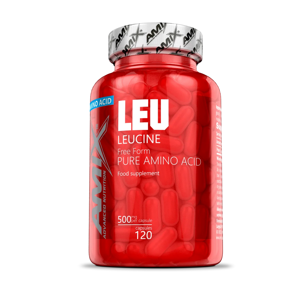 Aminoácido L-Leucina Pure 120 caps – Amix