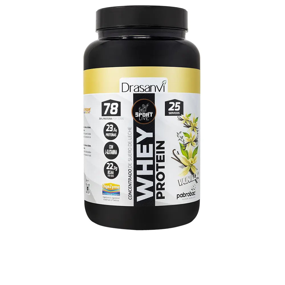 WHEY PROTEIN CONCENTRADA VAINILLA 750G SPORT LIVE DRASANVI