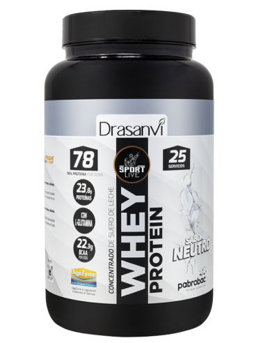WHEY PROTEIN CONCENTRADA NEUTRO 750G SPORT LIVE DRASANVI