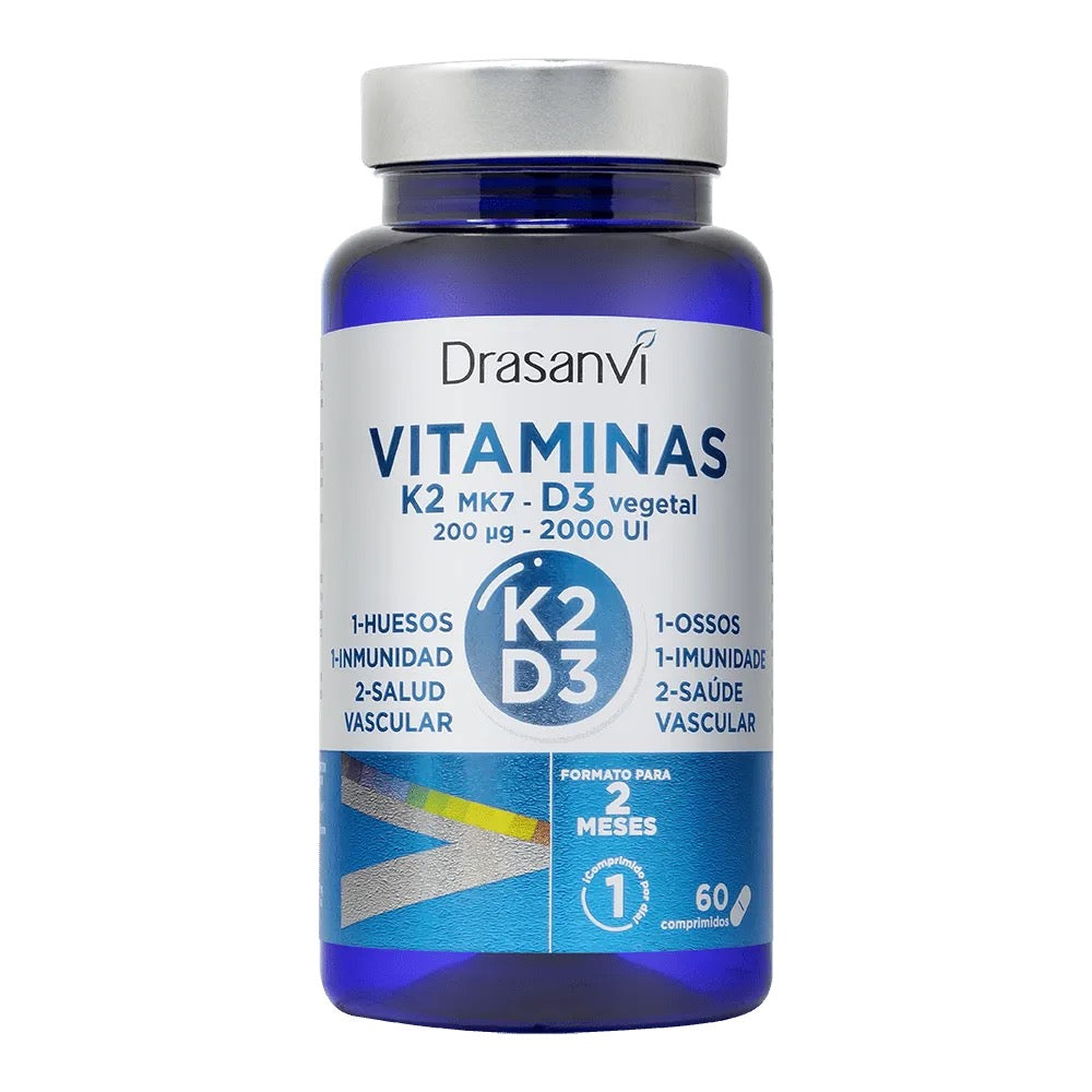 VITAMINA K2 + D3 60 COMPRIMIDOS DRASANVI