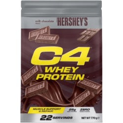 CELLUCOR C4 WHEY PROTEIN HERSHEYS MILK CHOCOLATE 770 GRAMOS (22 SERVICIOS)