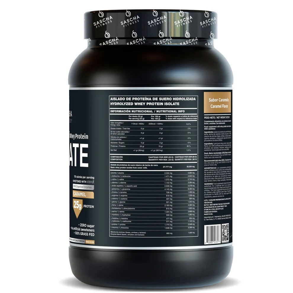 Proteína Whey sabor Caramelo