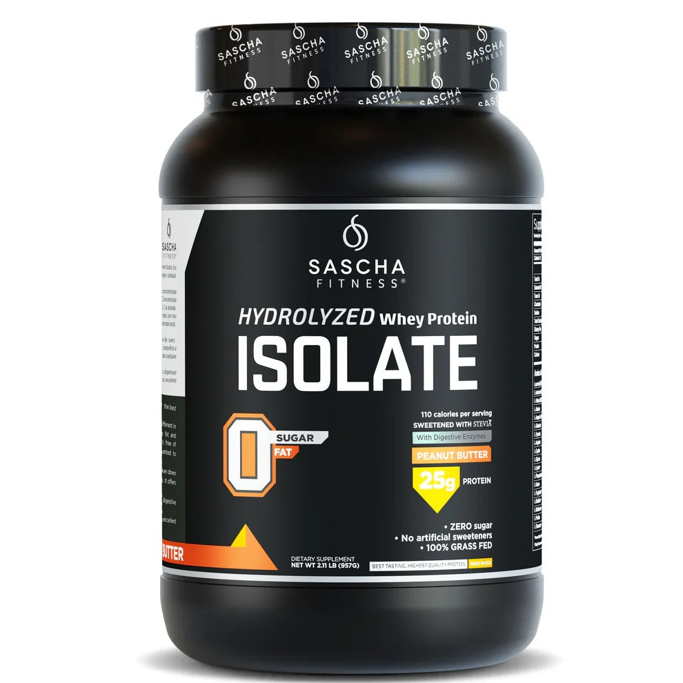 Proteína Whey Hidrolizada y Aislada sabor Mantequilla de cacahuete