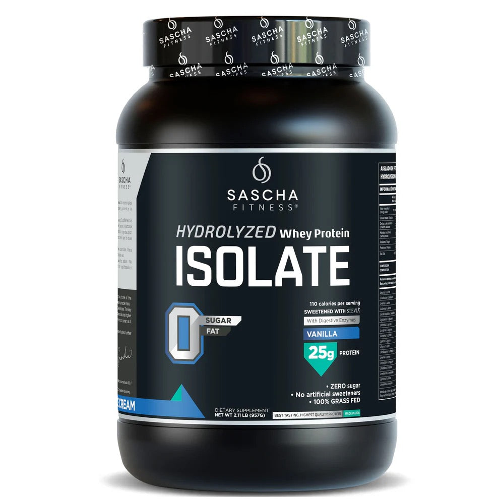 Proteína Whey Hidrolizada y Aislada sabor Vainilla