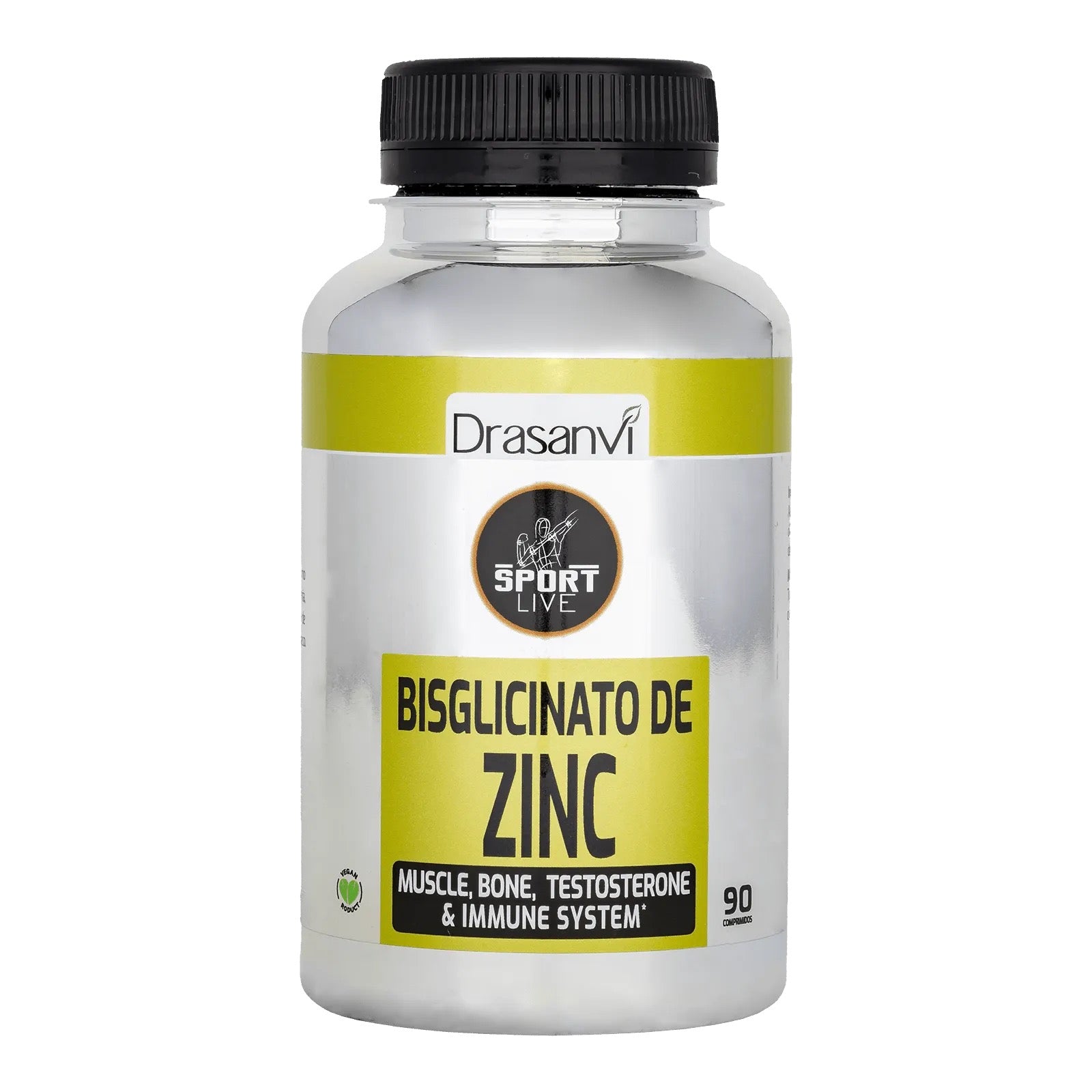 Bisglicinato de Zinc 90 Comprimidos Sport Live Drasanvi