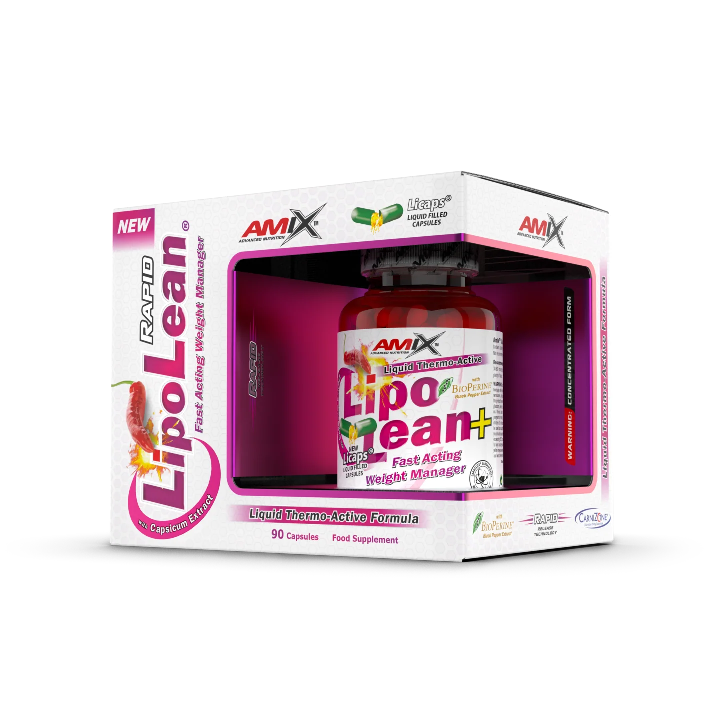 Termogénico LipoLean 90 caps – Amix™