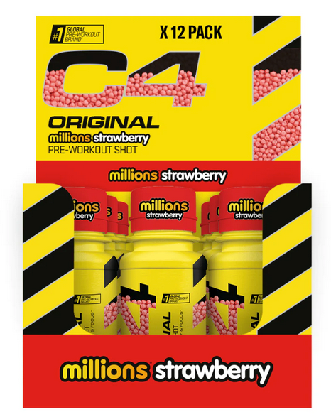 C4 Original PWO Shot 60 ml x sour Batch Bros